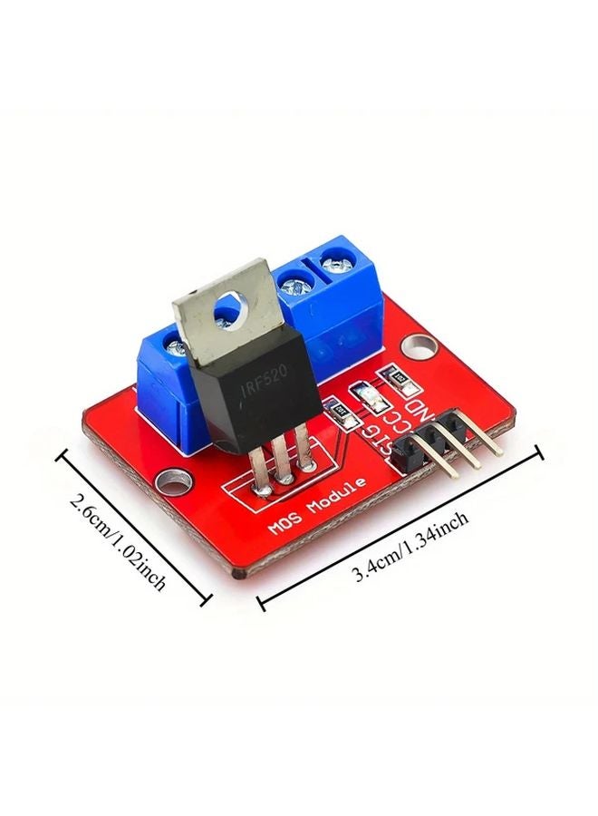5pcs IRF520 MOSFET Driver Module Composite Material Board for ESP32 Raspberry Pi - Image 2
